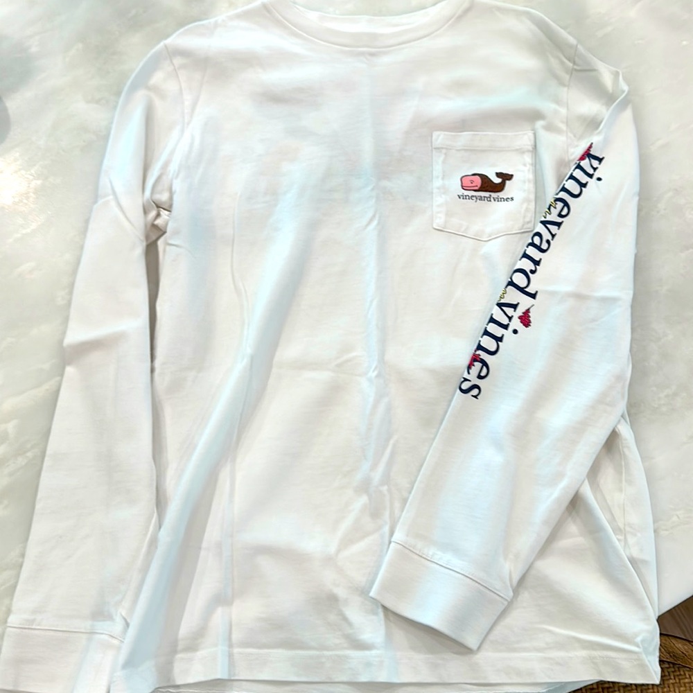 Vineyard Vines standard long sleeve shirt, boys size 16